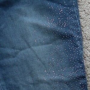 Chico's So Slimming Stardust Studded Ankle Jeans 1